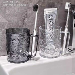 Cốc Đựng Bàn Chải Đánh Răng Trong Suốt Sang Trọng Cho Cặp Đôi Trẻ Em Học Sinh Cốc Đựng Nước Súc Miệng Cốc Đựng Đồ Vệ Sinh Cá Nhân