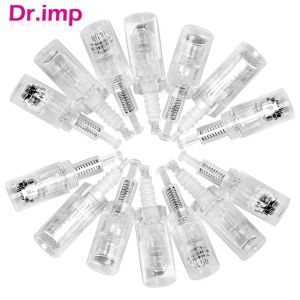 10PCS Screw Cartridge Micro Needles Bayonet Cartridge Microneedling For Electric Derma Pen Dr.imp Pen 9/12/24/36/42/ Nano Needle