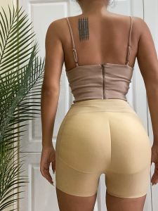 LA PINKY Seamless One-Piece Shapewear Underwear High Waist Thin Summer Pure Color Butt Lifting Arm Toning Fake Butt Abs Slimming Pants
