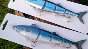 COD 20cm/55g 🇵🇭 Lifelike Fishing Lure 4-Jointed Sections Hard Bait for Subid or Trolling