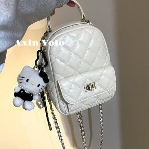 Túi Đeo Vai Nữ Yolo Diamond Grid Chain Túi Du Lịch Mới Túi Đeo Vai Nhỏ Túi Đeo Vai Bằng Da PU Mềm Có Khóa Kéo