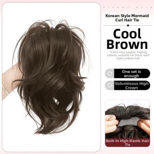 XIAOQI | High Crown Volume Bun Hairstyle Fake Hair