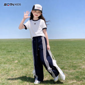 SQTN.KIDS | Summer New Style Girls Sports Suit