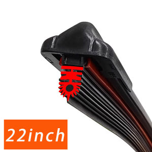 YONGRUN 1PC Wiper Car Windshield 11 Layer Rubber Wiper Blades 14"16"17"18"19"20"21"22"24"26"28" Suitable For 19mm Wiper Blades