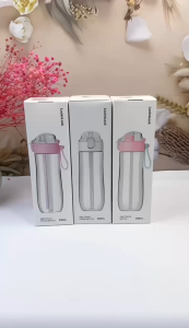 Bình nước nhựa LocknLock 530ml nắp bật 1 chạm có quai Hàng Chính Hãng One Touch ABF782 ABF783