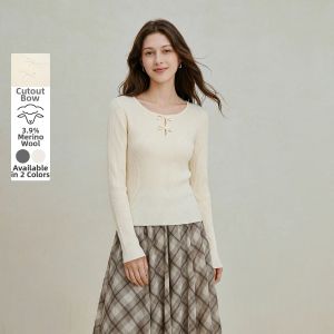 INMAN | Gentle Bow Design Knitwear