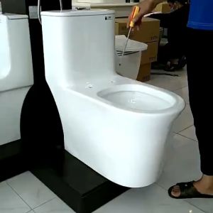 Nắp Bồn Cầu Nhựa Cao Cấp Hình Chữ V - Chất Liệu Nhựa Trắng Bền Chắc Rơi Êm Dễ Lắp Đặt Phù Hợp Mọi Loại Bồn Cầu