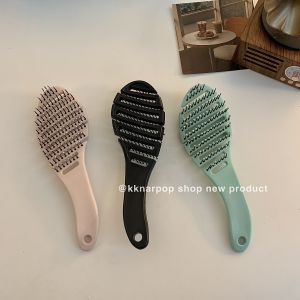 Portable Mosquito Coil Hollow Massage Comb Anti-Static Dry Wet Dual Purpose Air Cushion Comb for Men Women Hair Root Lifting
