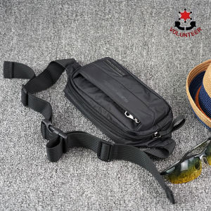 New Mens Casual Waist Bag Outdoor Sports Nylon Oxford Cloth Chest Bag Multi-layer Trendy Personality Volunteer Brand Backpack