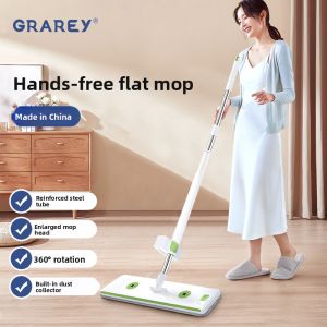 Hand-Free Flat Lazy Large Wet & Dry Mop