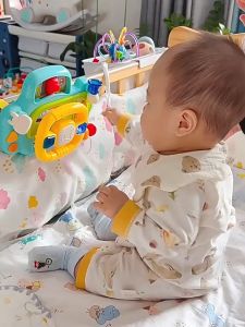 EZYLITTLES Simulate Driving Car Steering Wheel Baby Musical Stroller Toys Car Seat Toy Early Educational Toys Gifts