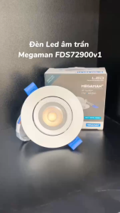 Đèn LED Âm Trần Megaman FDS72900V1 – 7W (3000K / 4000K) | Tiết Kiệm Điện Ánh Sáng Dịu Mắt