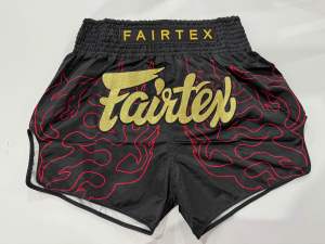 Fairtex BS1703 Muay Thai Fight Shorts Lava LARGE