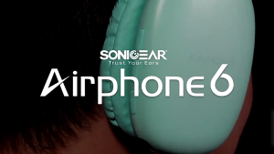 SonicGear AirPhone 6 Rechargeable Bluetooth Headphones With Mic | Up to 10 Hours PlayTime | 1 Year Warranty