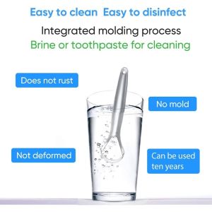 1Pcs/2Pcs/3Pcs Tongue Coating Brush and Scraper Eliminate Bad Breath Freshen Breath Gently Care for Gums Design Dental Care
