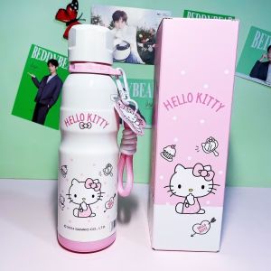 Beddybear Sports Insulated Stainless Steel Water Bottle Large Capacity for Men And Women Students Outdoor Camping Travel