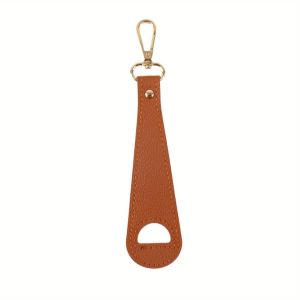 Leather Travel Hat Clip Simple Golf Baseball Hat Clip Summer Hat Strap Towel Glove Storage Wallet Buckle Hands-free Latch Clip