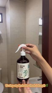 Chai Xịt Thơm Phòng Vệ Sinh Toilet Phòng Tắm VINA TƯƠI 100ml/500ml Tinh Dầu Quế Sả Chanh Bạch Đàn Chanh Bạc Hà