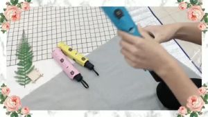 ô dù gập gọn họa tiết dễ thương - ô đi mưa