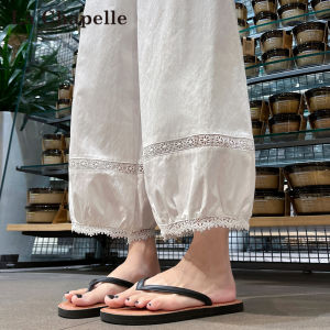 La Chapelle | Lace Hollow Out High Waist Loose Culottes