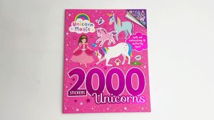 Unicorn Magic 2000 Stickers Book To Do Fun Colouring & Activities For Kids