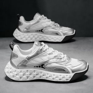 Mens Casual Work Shoes 2025 New Winter Breathable Thick Bottom Anti-slip Wear-resistant Fashionable Sports Shoes