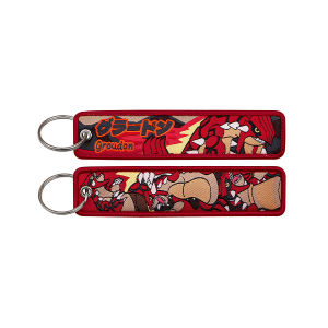 Takara Tomy | Kawaii Japanese Elf Anime Embroidery Key Fobs Key Tag Motorcycles Cars Backpack Chaveiro Keychain Fashion Keyring Friends Gifts