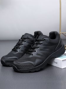 Spider Training Shoes Lightweight Breathable Low Cut Outdoor Duty Lightweight Summer New Style JUNLOCK Flagship Store Black