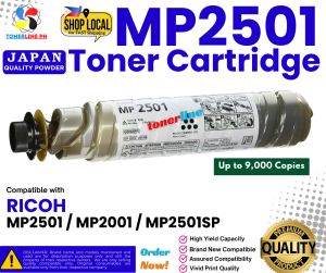 MP2501 Toner Cartridge Compatible for Use in Ricoh