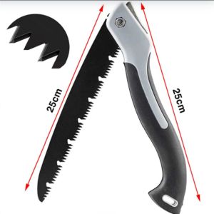 Cưa gỗ cầm tay gấp gọn loại 25cm  thép SK5 siêu bền