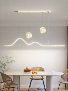HUIPU ZHAOMING | Modern Linear Dining Room Chandelier
