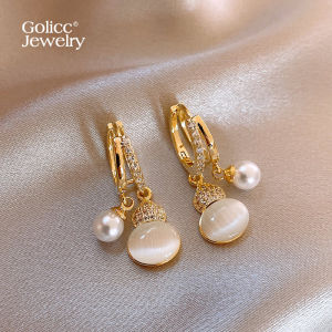 golicc | Móng Mèo Đính Ngọc Trai Sang Trọng Tai Bạc Kẹp
