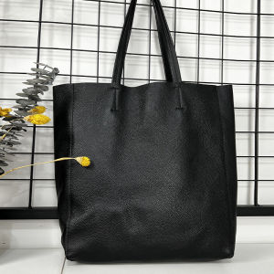 Fashion Fashion Magazine Style First Layer Cowhide Bag Large Capacity Trendy Tote Bag Minimalist Unique One-Shoulder Ladys Bags