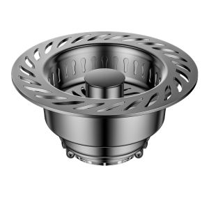 YEMO | Stainless Steel Press Type Kitchen Sink Drain Filter