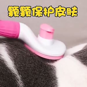 Sikat Haiwan 宠物排梳长毛猫狗梳子Pet Comb Long Hair 开结去浮毛撸猫神器清理长毛 Grooming Brush Detangling Fur Remover Tool