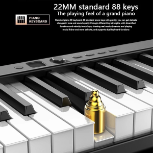 Foldable Rechargeable 88 Keys Piano Bluetooth Electronic Keyboard Portable Electronic Piano midi keyboard