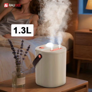 Air Humidifier 1300ML Large Capacity Humidifier Home Double Spray Port Cool Mist Maker USB Silent Air Humidifier for Bedroom