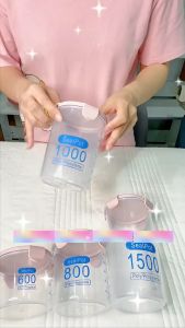 Ayla ปิดผนึกถังเก็บอาหารกันความชื้น กระปุกเก็บอาหาร กล่องใส่อาหาร กล่องเก็บอาหาร สามารถวางซ้อนกันได้ Food storage tank