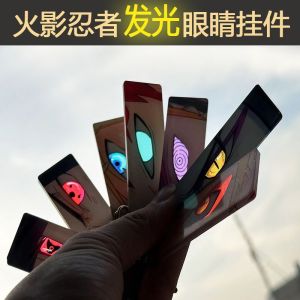 Mặt Dây Chuyền Khóa Kéo Acrylic Naruto Phát Sáng Tấm Lót Hai Lớp Thiết Kế Hoạt Hình Quà Tặng Sáng Tạo Cho Lễ Hội