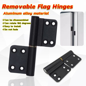 Seeko Lift-Off Hinges Flag Hinges Black Door Hinge Removable Flag Hinges