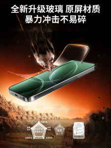iwosty | Shockproof Full-Screen Tempered Glass Protector 17 Pieces
