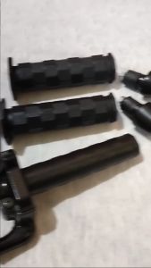 Promo paket gas spontan yz import + handgrip oktagon + Jalu stang pcx hitam universal semua motor