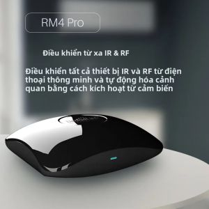 Điều Khiển Từ Xa Đa Năng Broadlink RM4 PRO Với IR RF WiFi - Hệ Thống Tự Động Hóa Nhà Thông Minh Cho TV Điều Hòa Quạt - Tương Thích Với Phích Cắm EU/UK/US