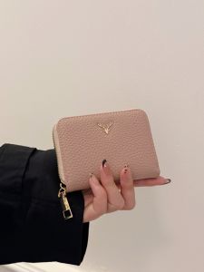 กระเป๋าใส่บัตรแบบมีซิปสำหรับผู้หญิง กระเป๋าใส่บัตรแบบพับได้ กระเป๋าใส่บัตรแบบมีช่องหลายช่อง กระเป๋าใส่บัตรแบบนุ่ม กระเป๋าใส่บัตรแบบไฮเอนด์