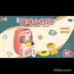 #ReadyStock Kids Kitchen Pretend Play Toys Cookware Toy Set Air Fryer Cooking Simulation PlayHouse Masak Mainan dapur