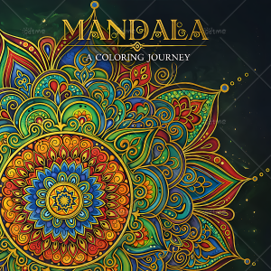 Mandala Bold-easy Patterns Coloring Book for Adults Cute Drawing Book Perfect Gift for Party and Birthday 