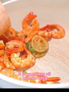 Gaoboos 9Pcs Non Stick Cookware Set Wok/ frying Pan/milk Pot/ Casserole with Kitchen Tools Set Maifan Stone Coating   Suitable for Induction Cooker & Gas Stove