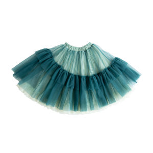 Orinali Original Gorgeous Princess Style Cotton High Density Mesh Comfortable Soft Ruffles Patchwork Cake Dress