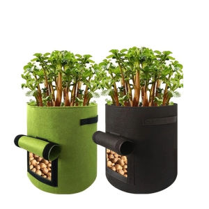 1pc 5/7/10 Gallon Sweet Potato Planting Bags Garden Planting Bags Vegetable Growing Bags Fabric Potting Bags