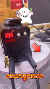 DOMHOAI IGBT Mesin Las Inverter Las Listrik Portabel MMA-250 Tampilan Digital Definisi Tinggi